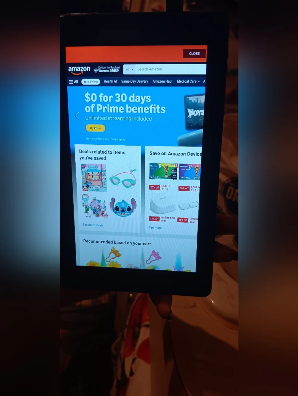 Amazon fire 7 tablet black - Picture 2 of 6